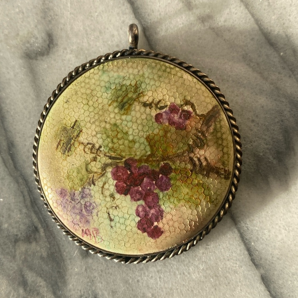Hand painted pendant